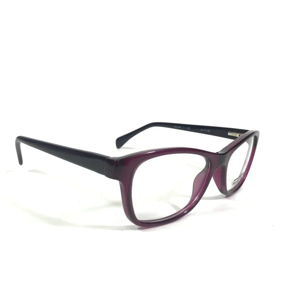 Wicker Park Eyeglasses Frames WK-106 C3 Purple Cat Eye Full Rim 51-17-135